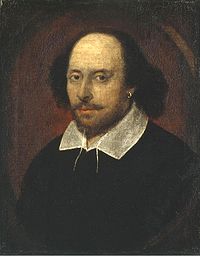 A picture of William Shakespeare.